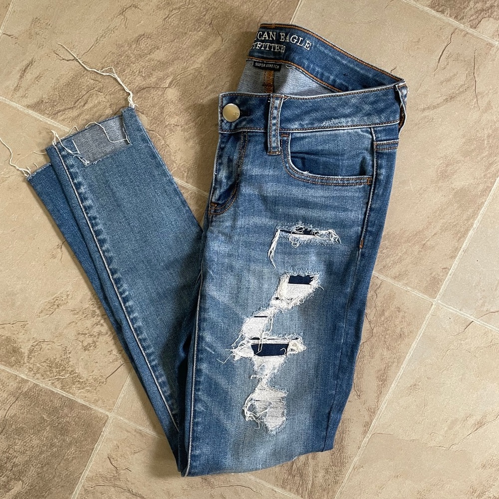 American Eagle Super Low Jeggings